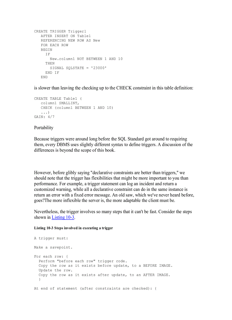 image for page Types of Triggers