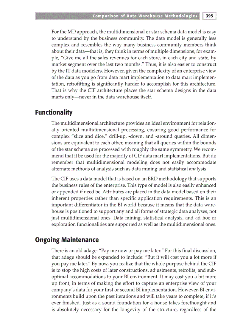 image for page Comparison of Data Warehouse Methodologies