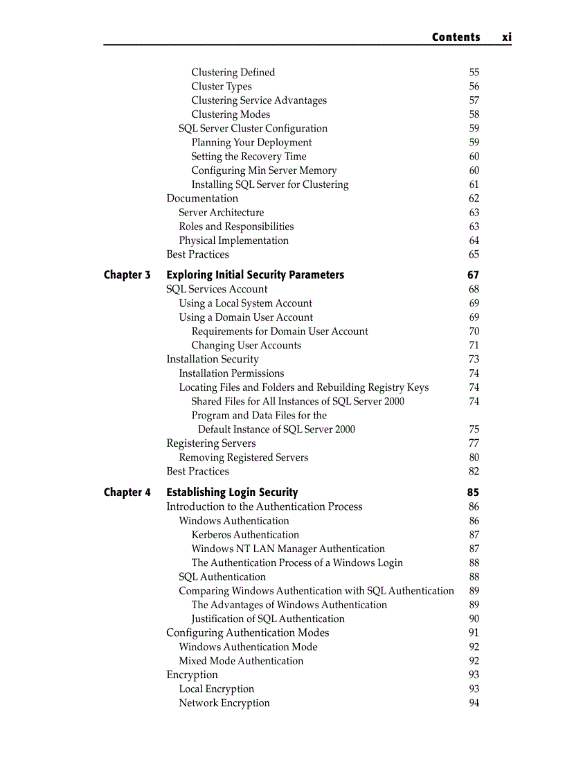 image for page Mastering SQL Server 2000 Security