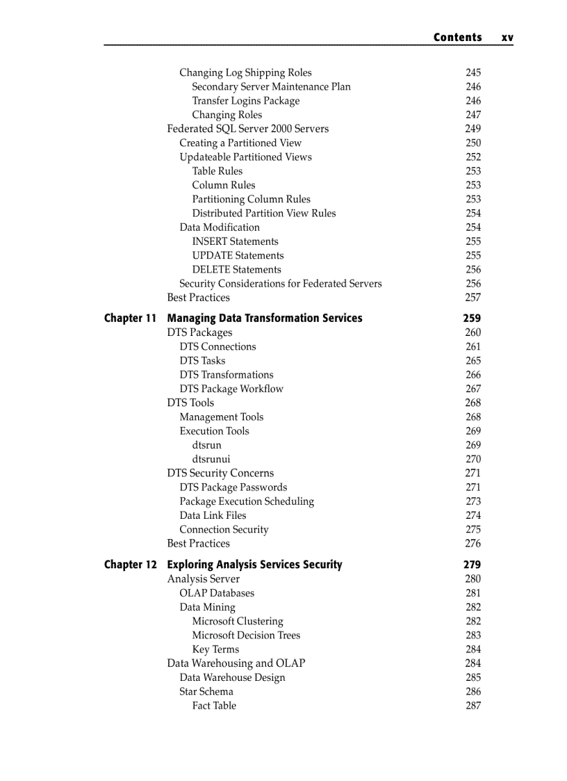 image for page Mastering SQL Server 2000 Security