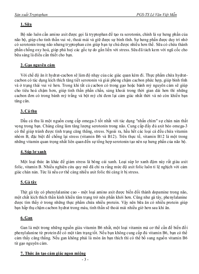 image for page Công nghệ lên men sản xuất Tryptophan