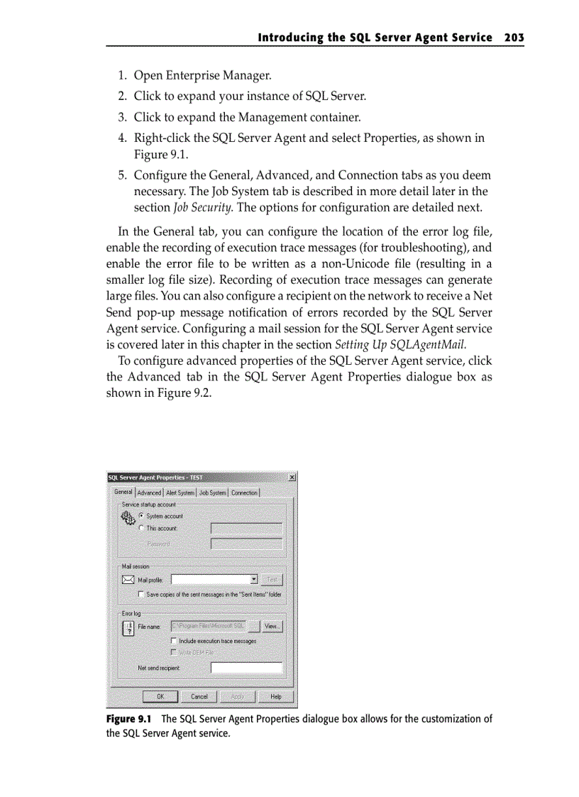 image for page Introducing the SQL Server Agent Service