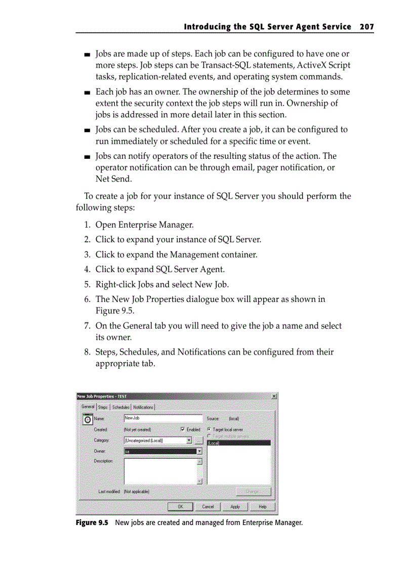image for page Introducing the SQL Server Agent Service