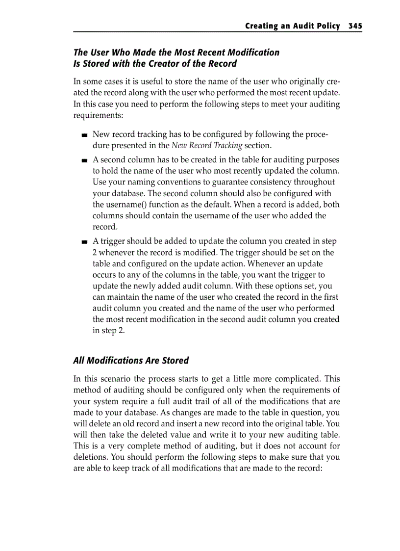 image for page Creating an Audit Policy