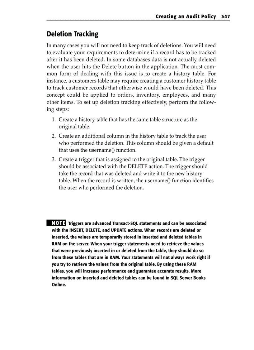 image for page Creating an Audit Policy