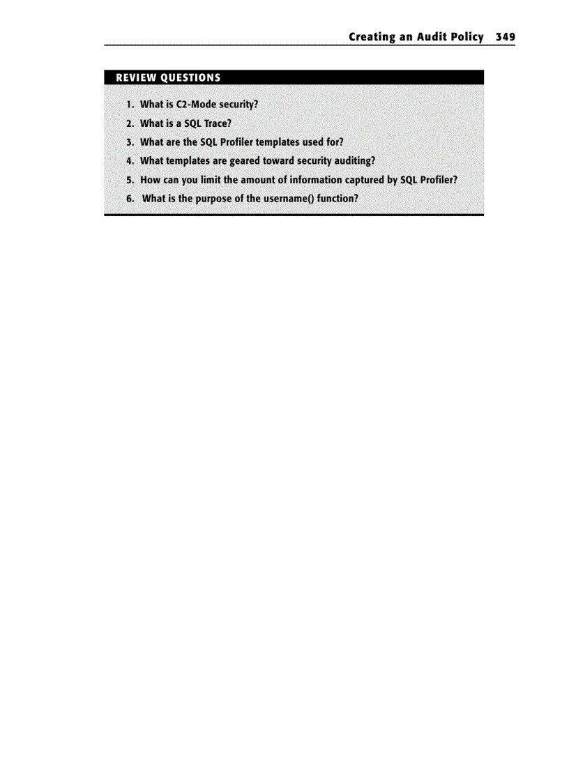 image for page Creating an Audit Policy