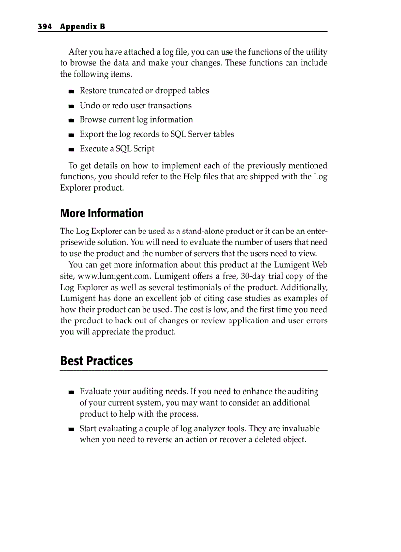 image for page Third Party SQL Server Security Management Tools