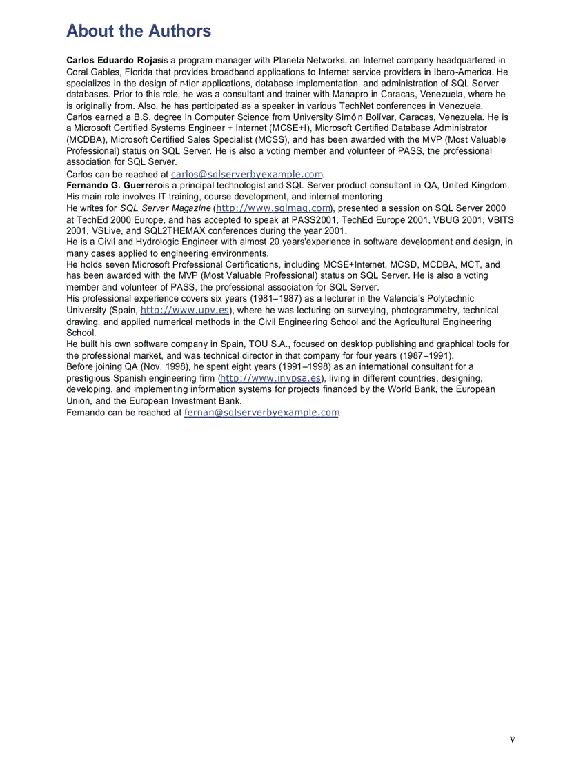 image for page Microsoft SQL Server 2000 Programming by Example