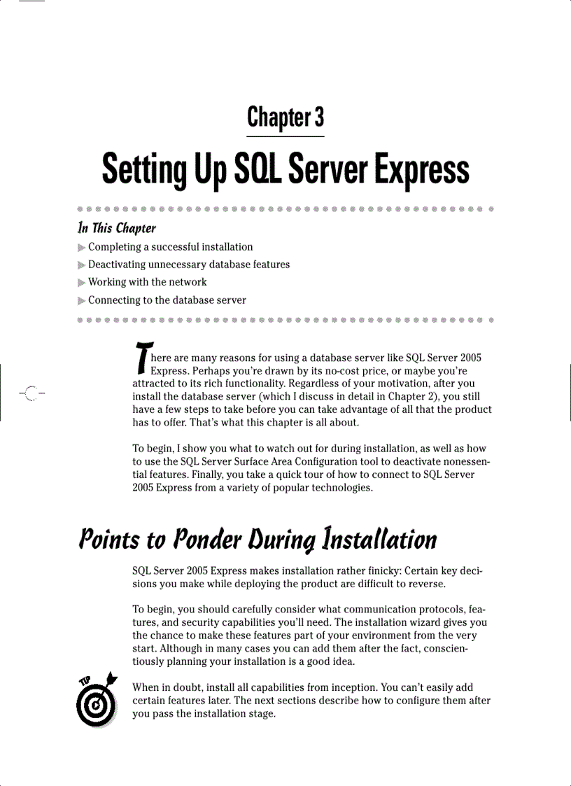 image for page Welcome to SQL Server 2005 Express