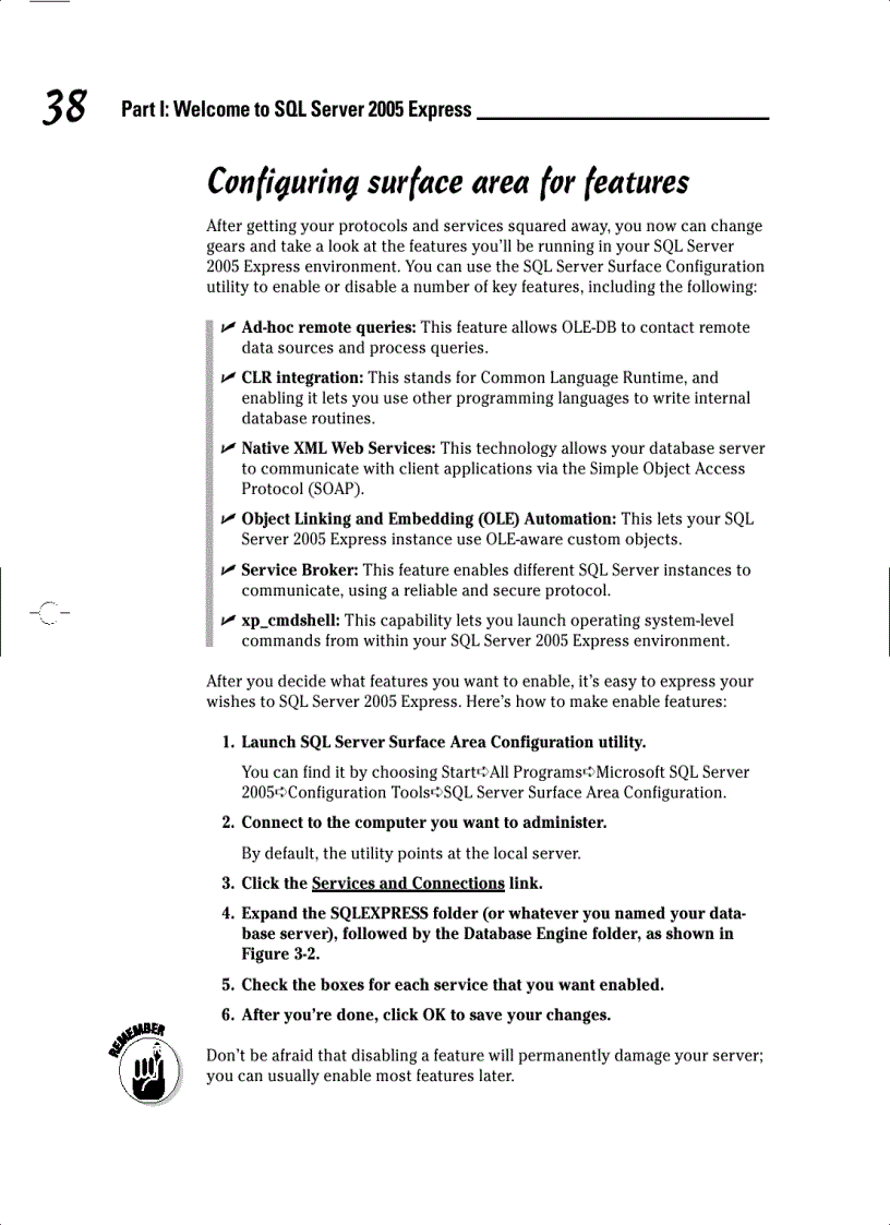 image for page Welcome to SQL Server 2005 Express