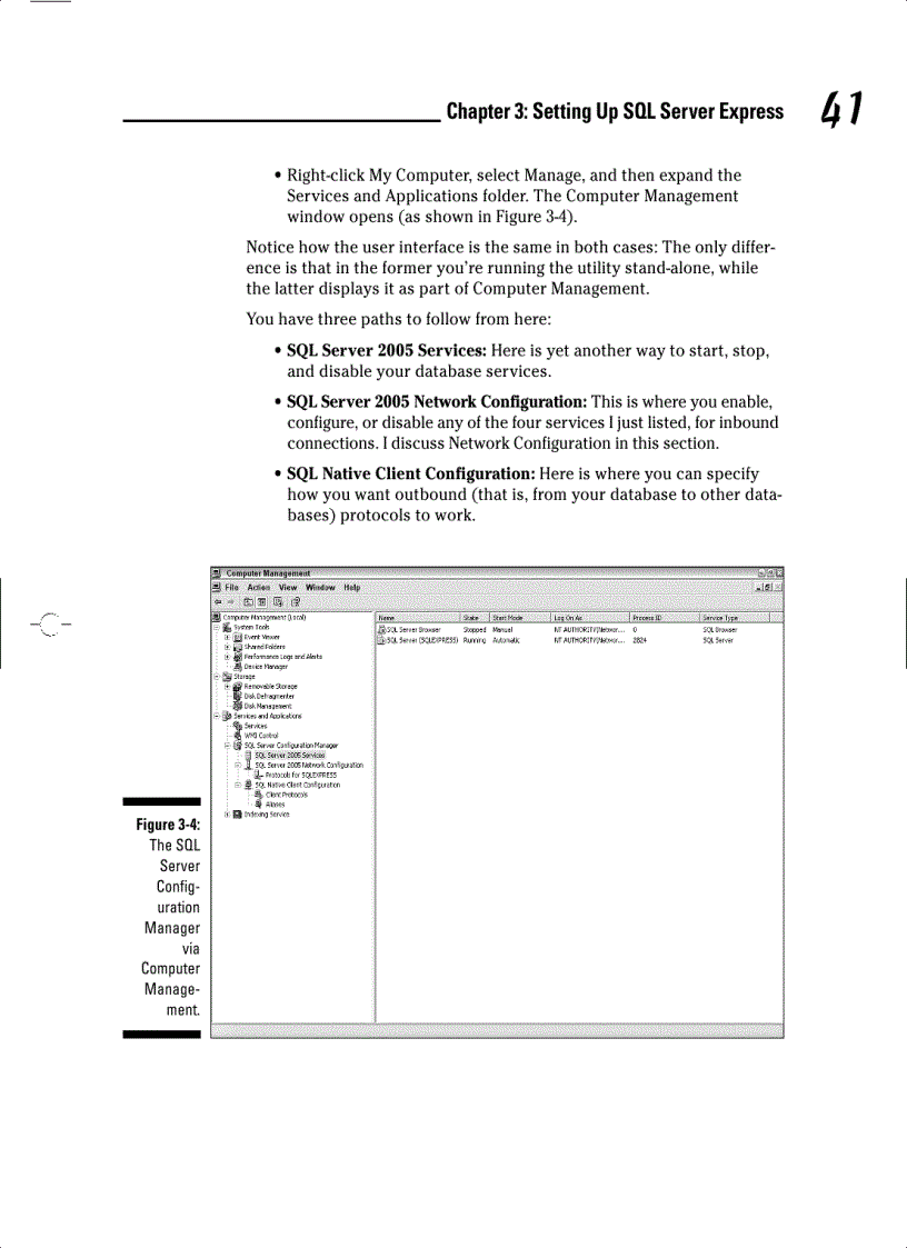 image for page Welcome to SQL Server 2005 Express