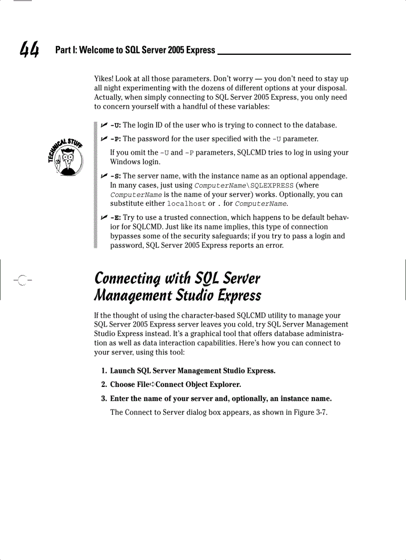 image for page Welcome to SQL Server 2005 Express