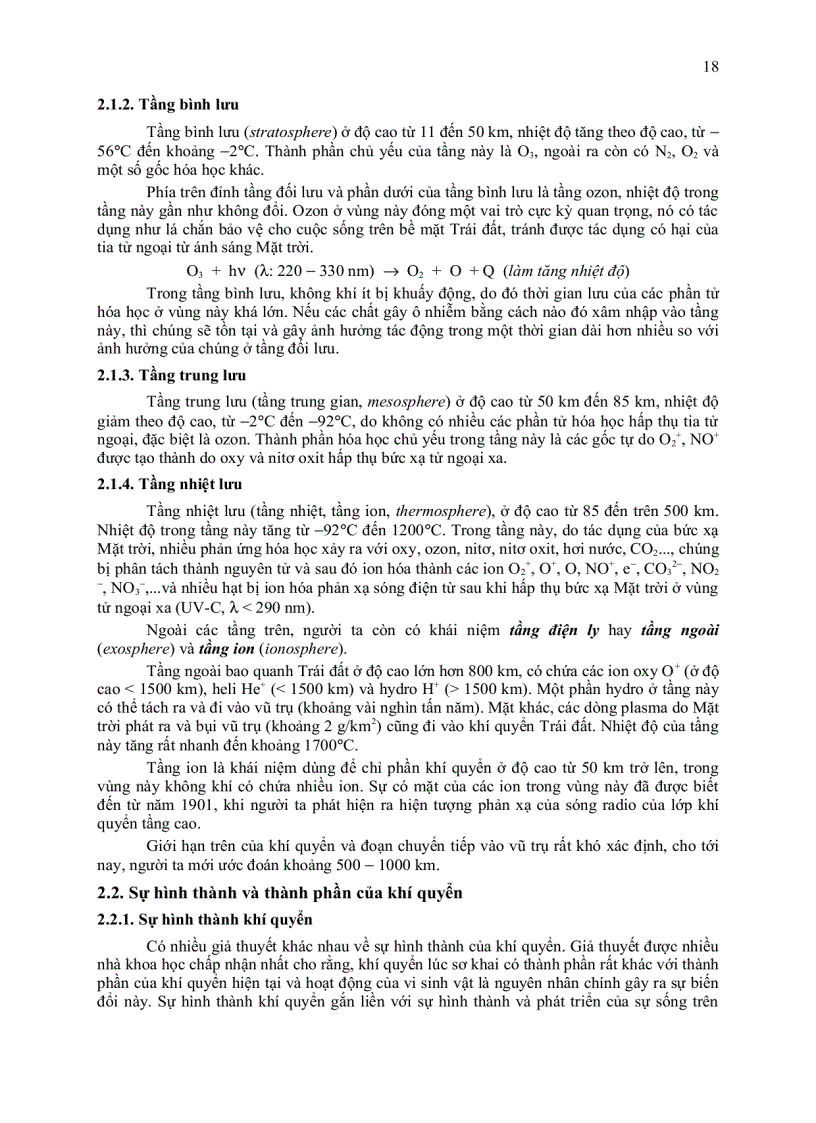 image for page Giáo trình hóa học môi trường P2