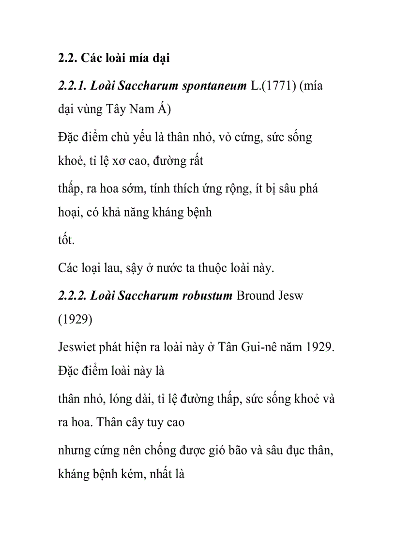 image for page Phân loại mía