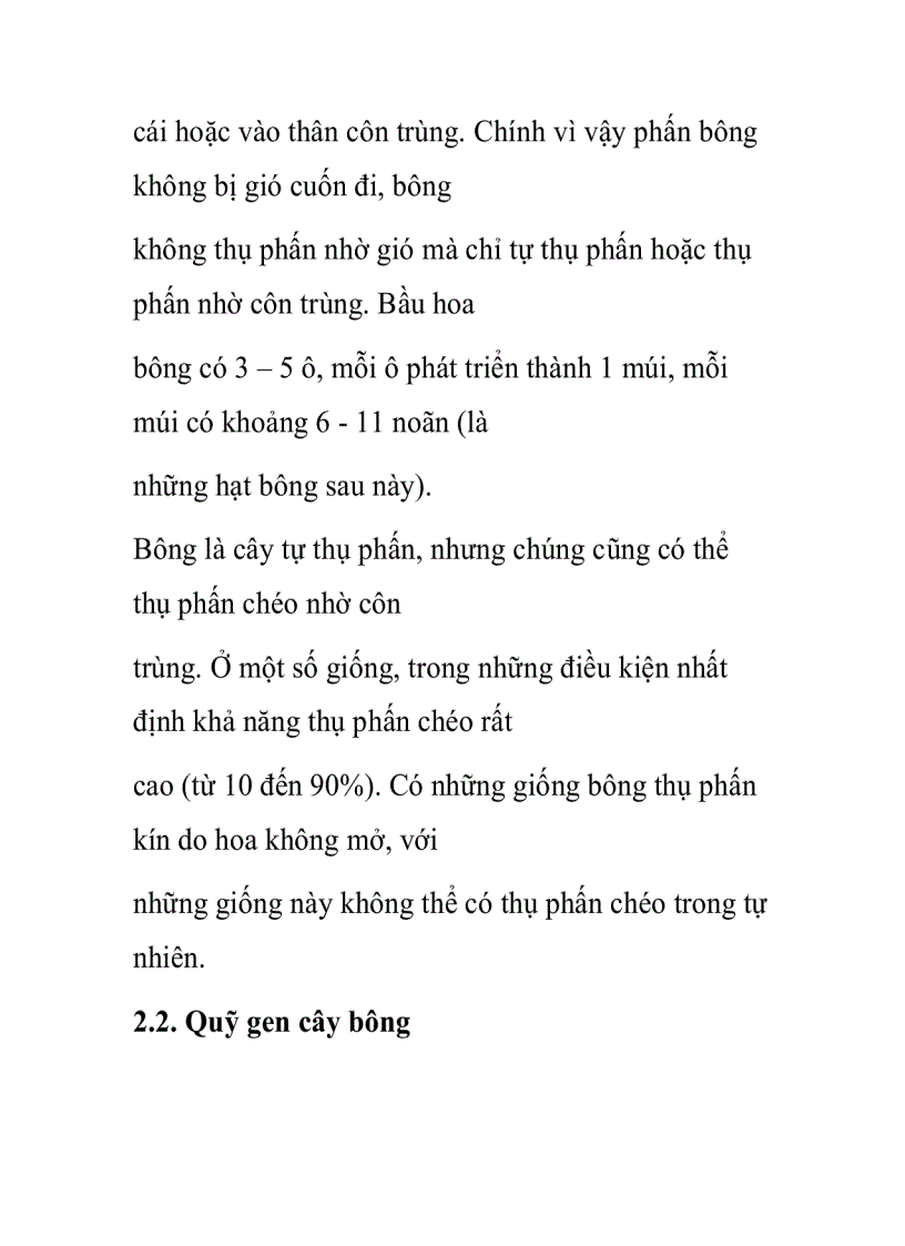 image for page Đặc tính di truyền của cây bông