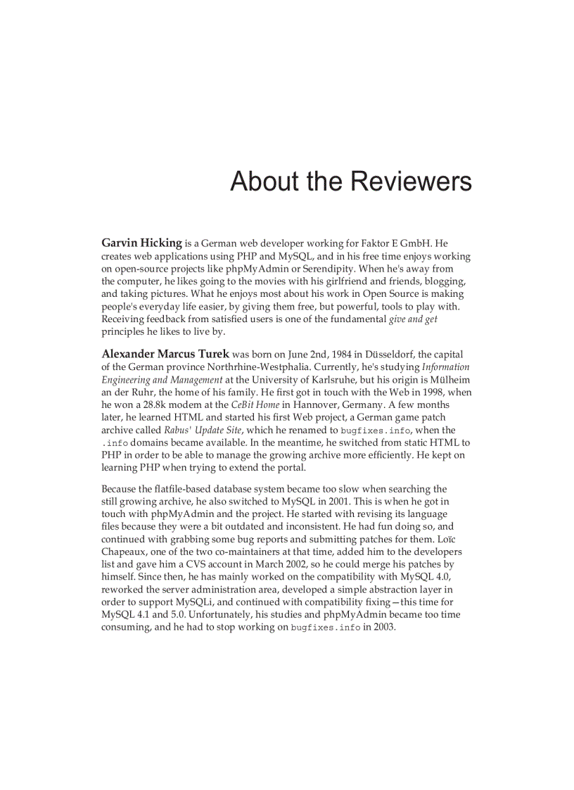 image for page Mastering phpMyAdmin 2 8 for Effective MySQL Management