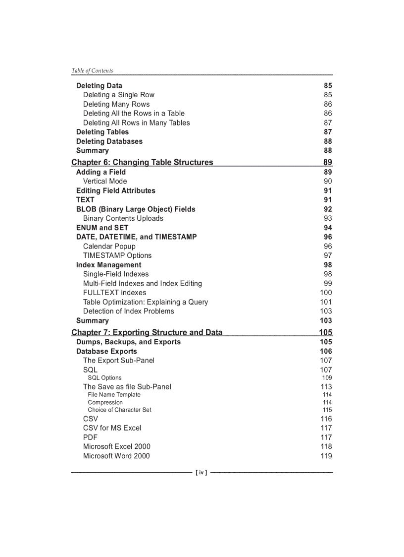 image for page Mastering phpMyAdmin 2 8 for Effective MySQL Management