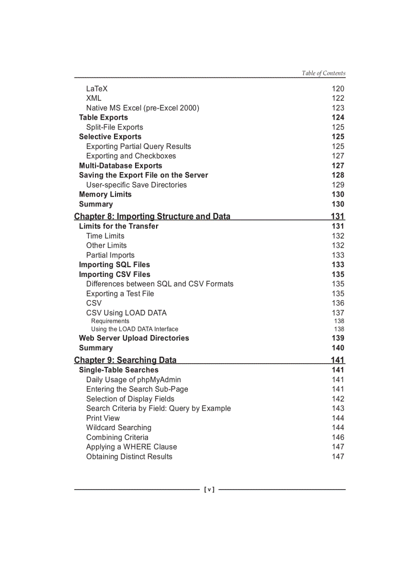 image for page Mastering phpMyAdmin 2 8 for Effective MySQL Management