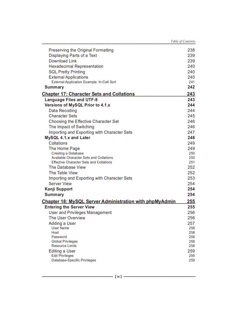 image for page Mastering phpMyAdmin 2 8 for Effective MySQL Management