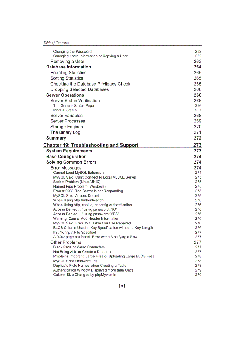 image for page Mastering phpMyAdmin 2 8 for Effective MySQL Management