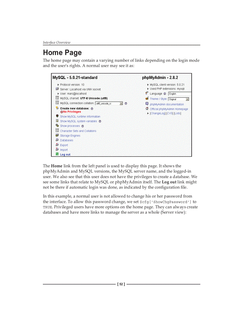image for page Interface Overview