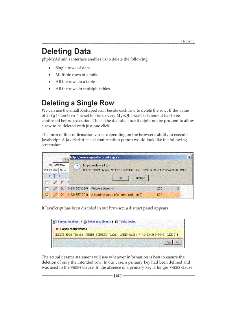 image for page Changing Data