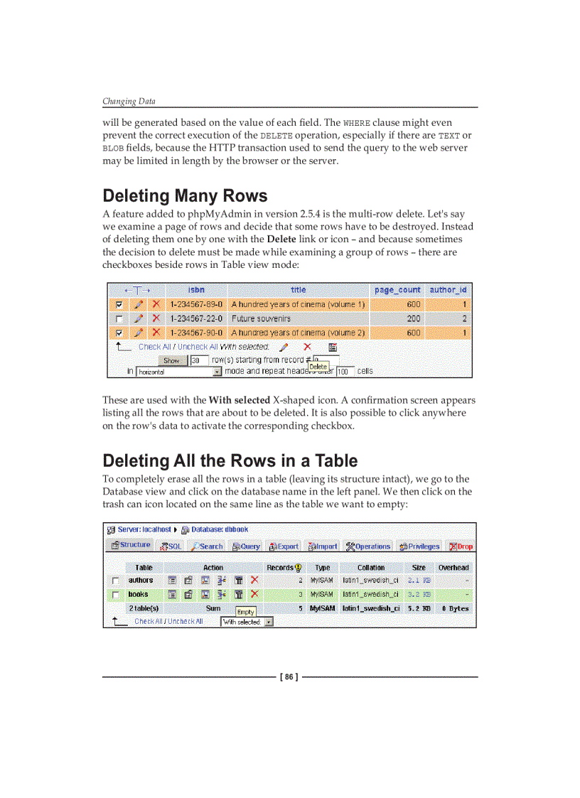 image for page Changing Data