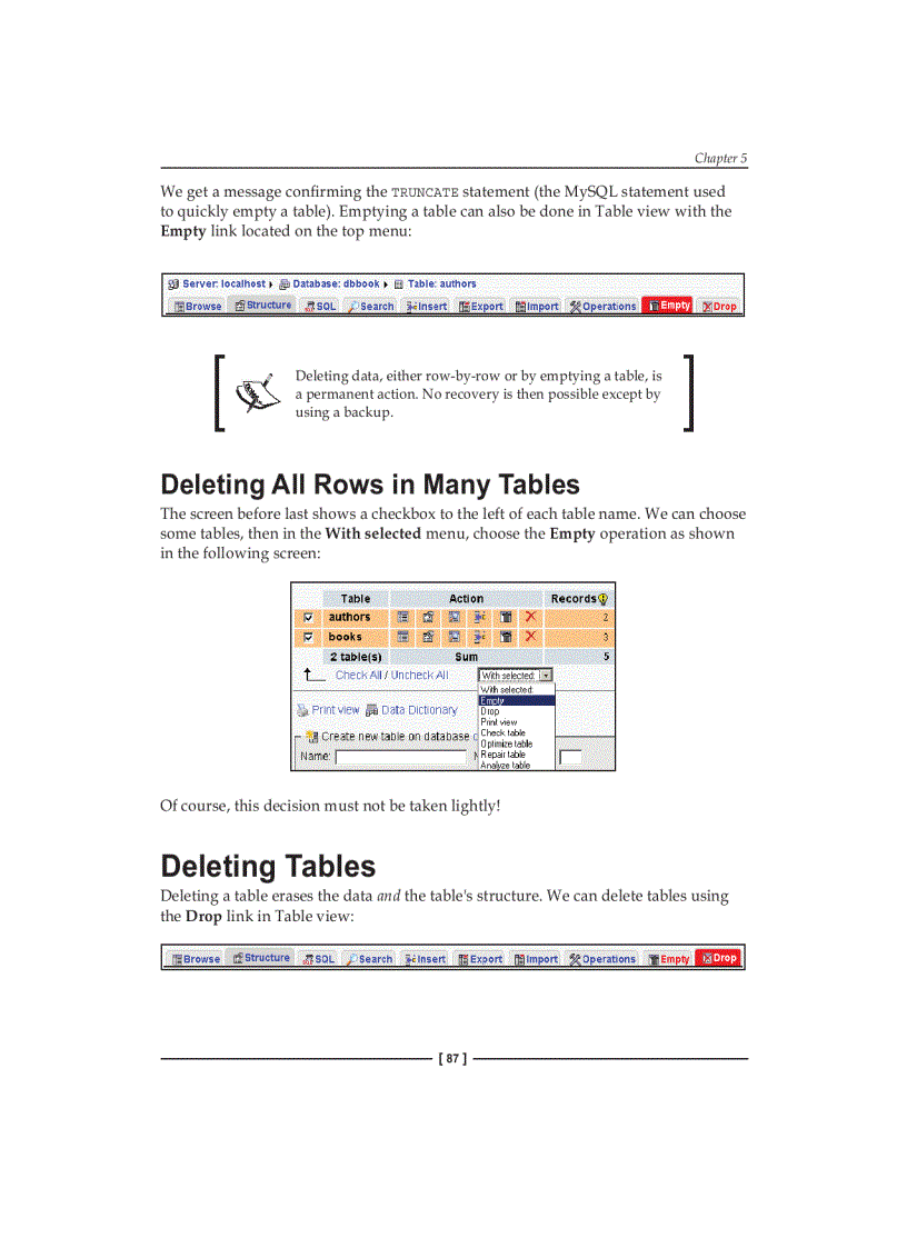 image for page Changing Data