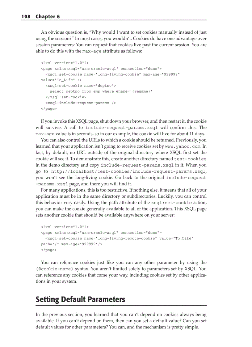 image for page Parameter XML Representation