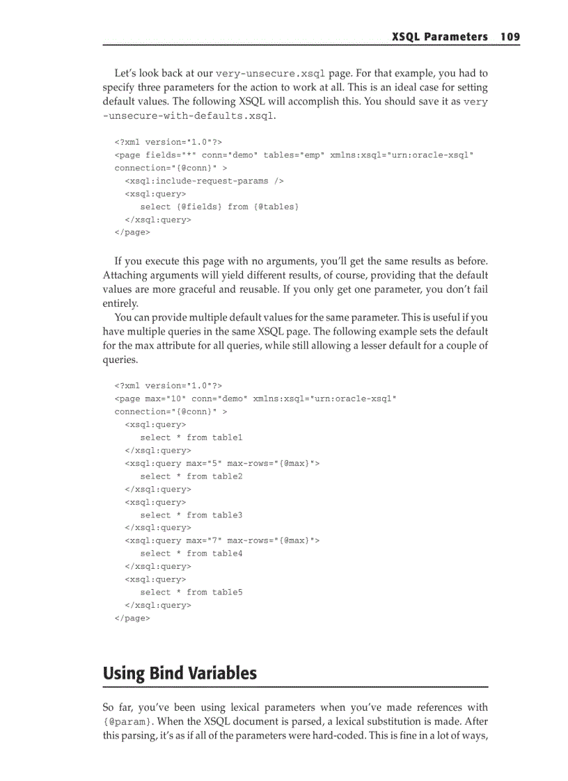 image for page Parameter XML Representation