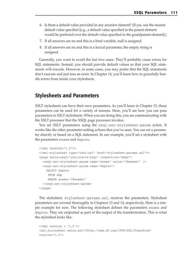 image for page Parameter XML Representation