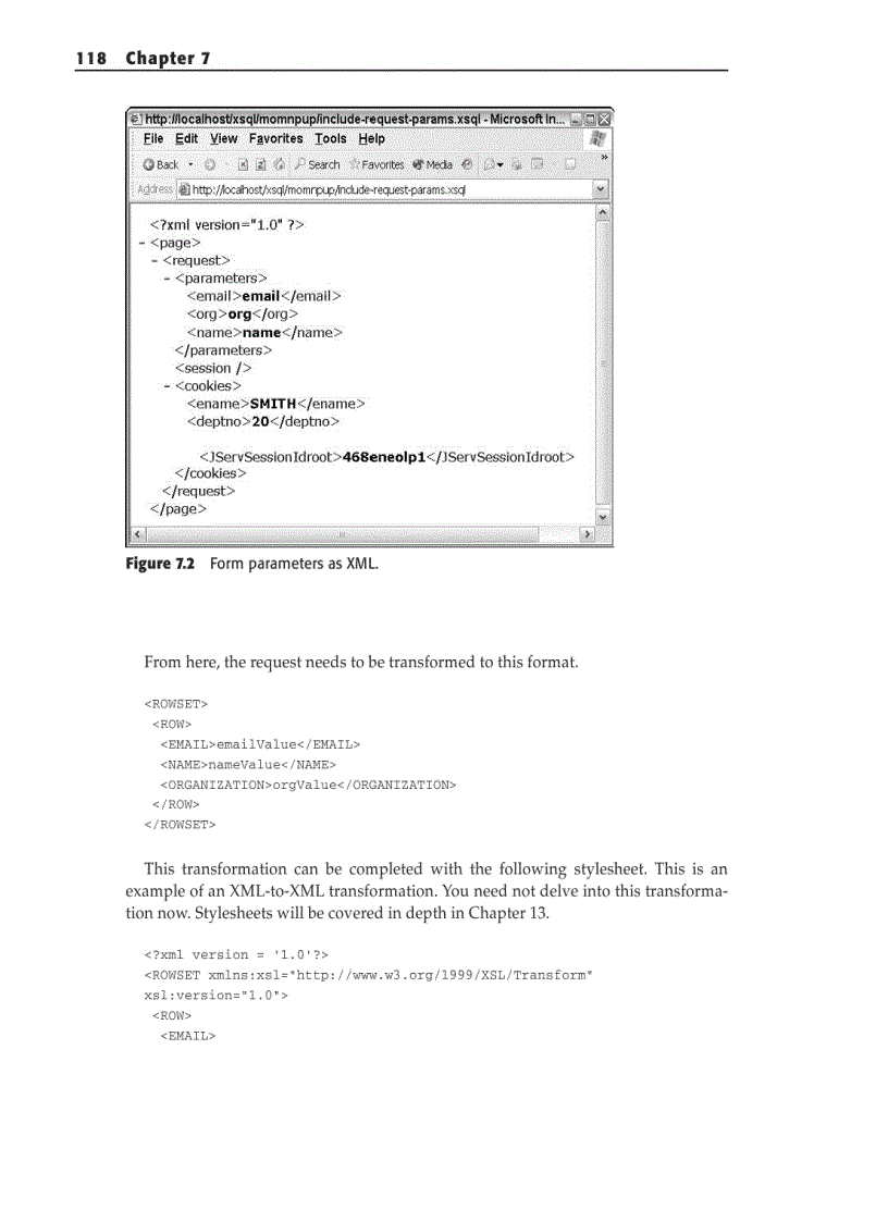 image for page Parameter XML Representation