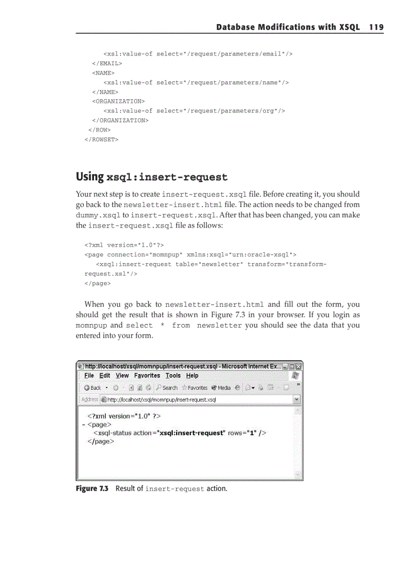image for page Parameter XML Representation