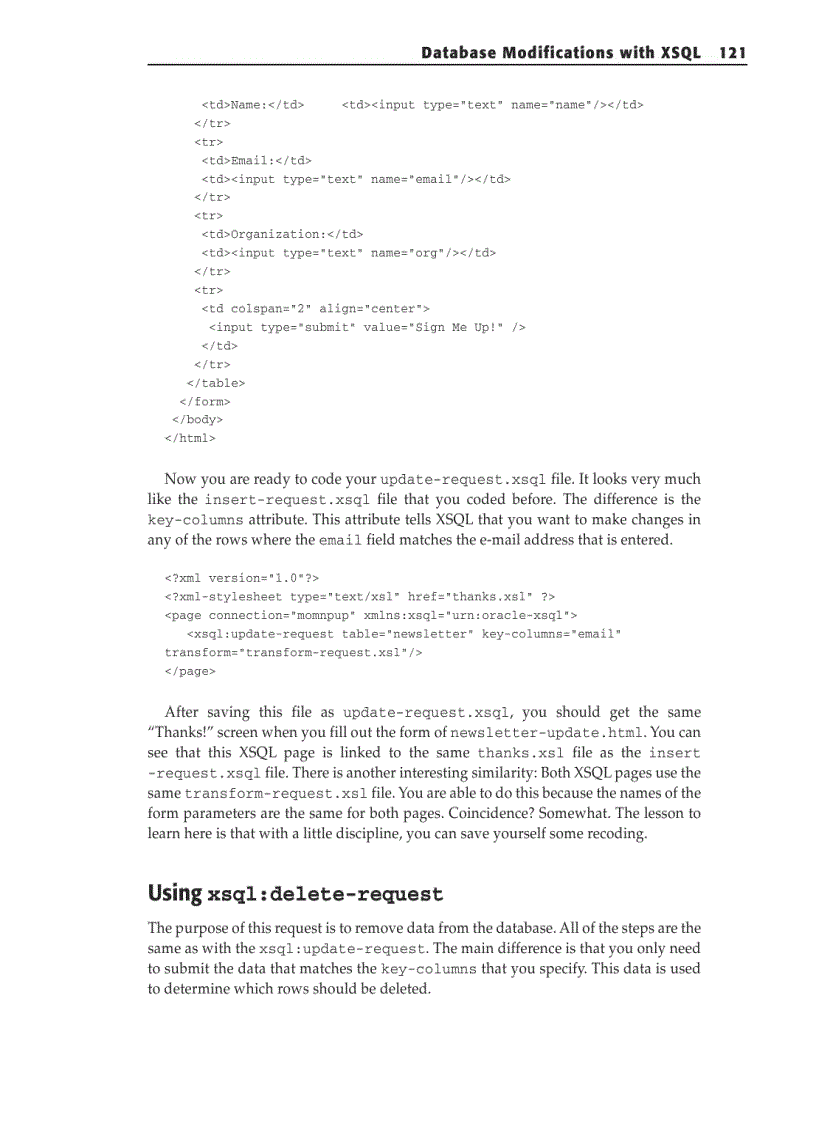 image for page Parameter XML Representation