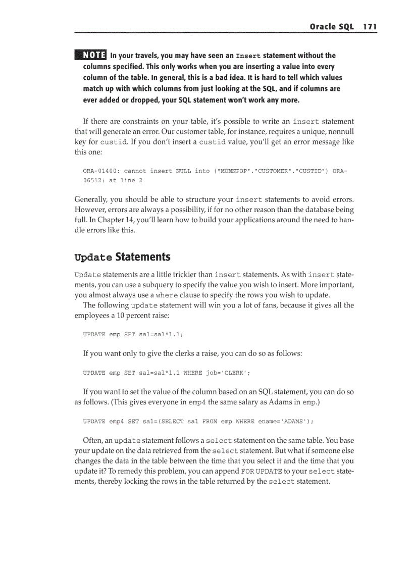 image for page Oracle SQL