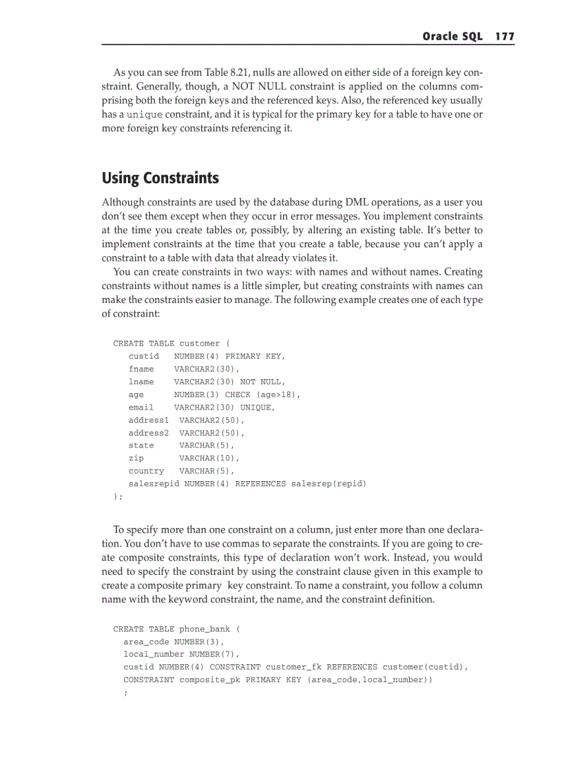 image for page Oracle SQL