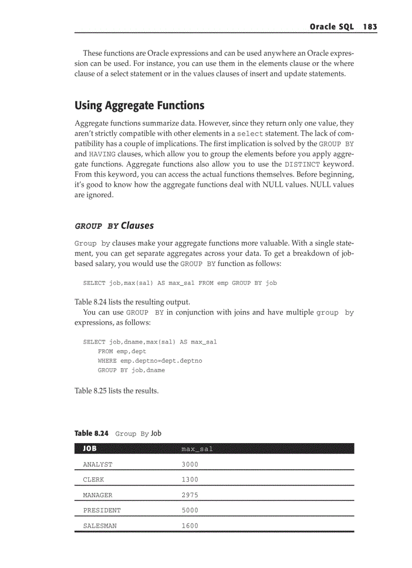 image for page Oracle SQL