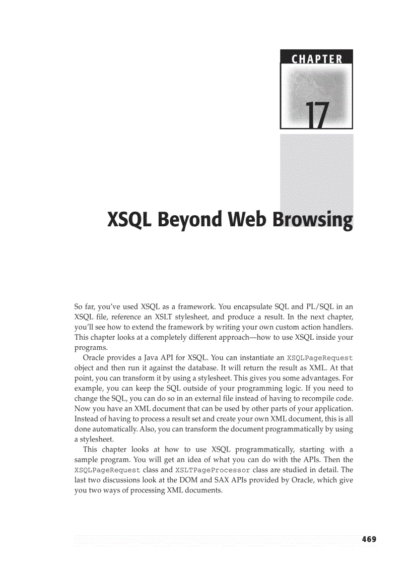 image for page Web Services with XSQL