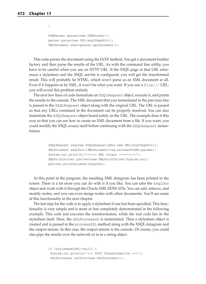 image for page Web Services with XSQL