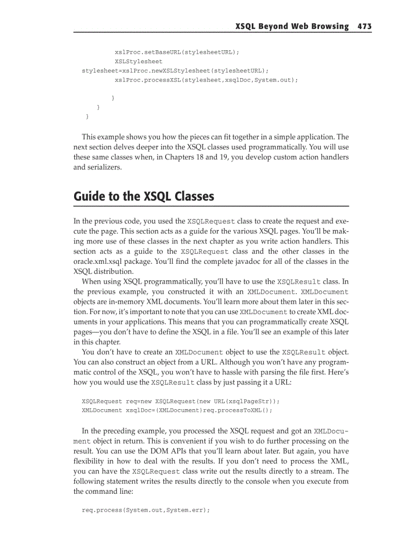 image for page Web Services with XSQL