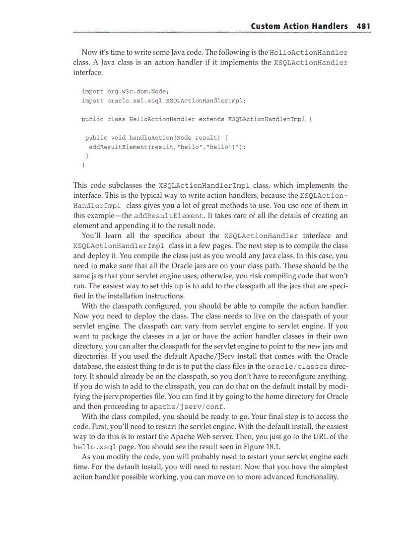 image for page Web Services with XSQL