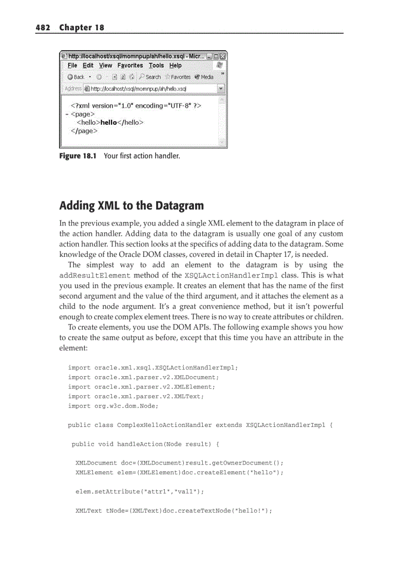 image for page Web Services with XSQL