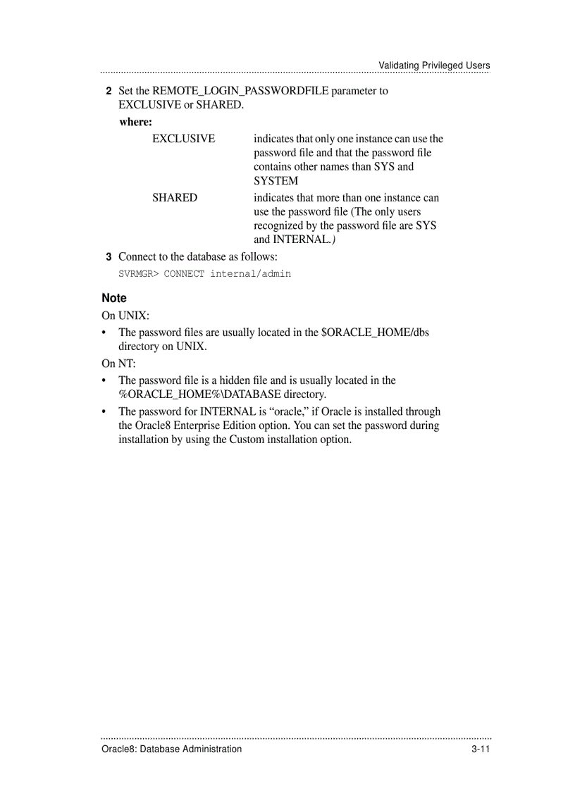image for page Managing an Oracle Instance