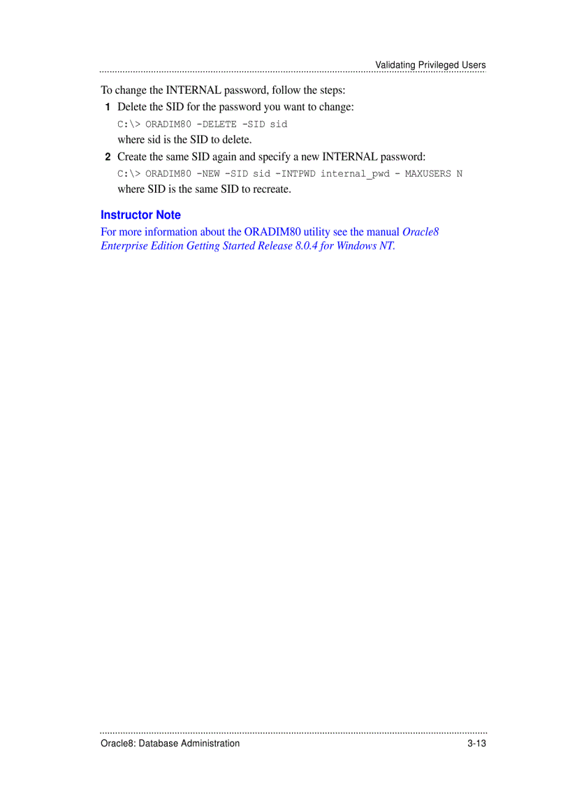 image for page Managing an Oracle Instance