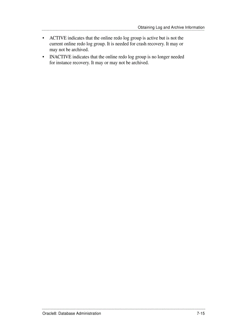 image for page LGWR Log Switches and Checkpoints