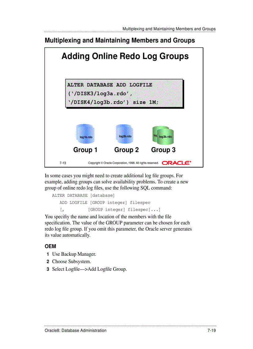 image for page LGWR Log Switches and Checkpoints