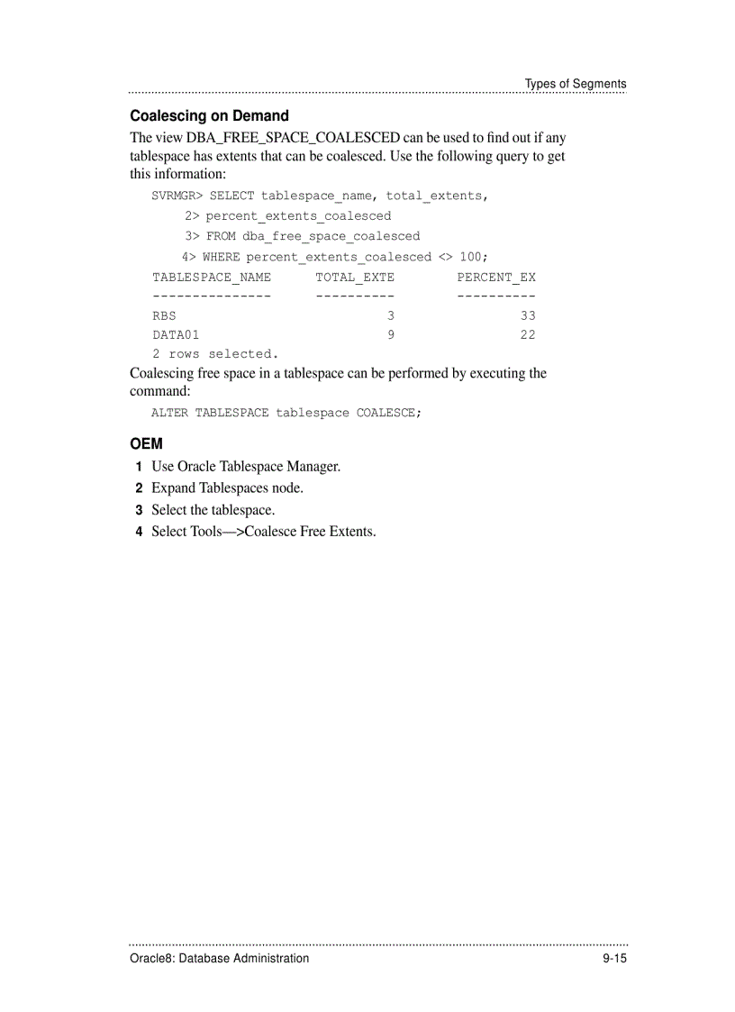 image for page Types of Segments
