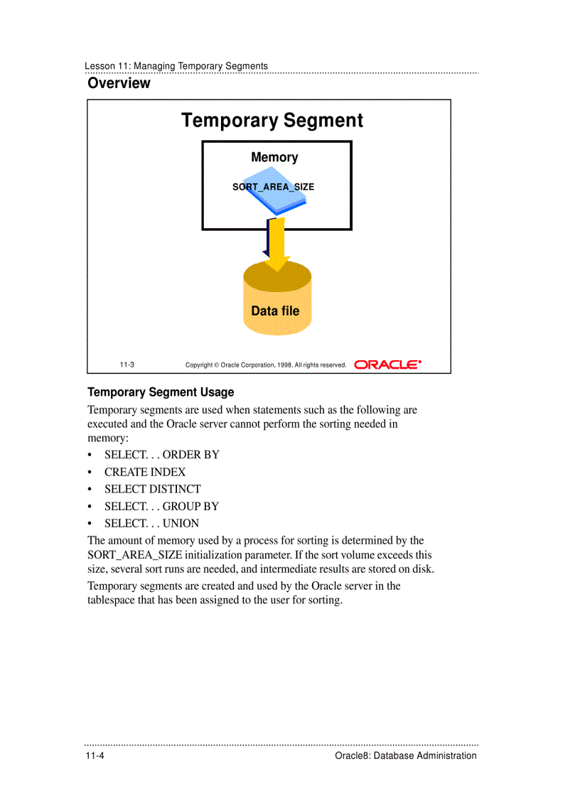image for page Obtaining Rollback Segment Information