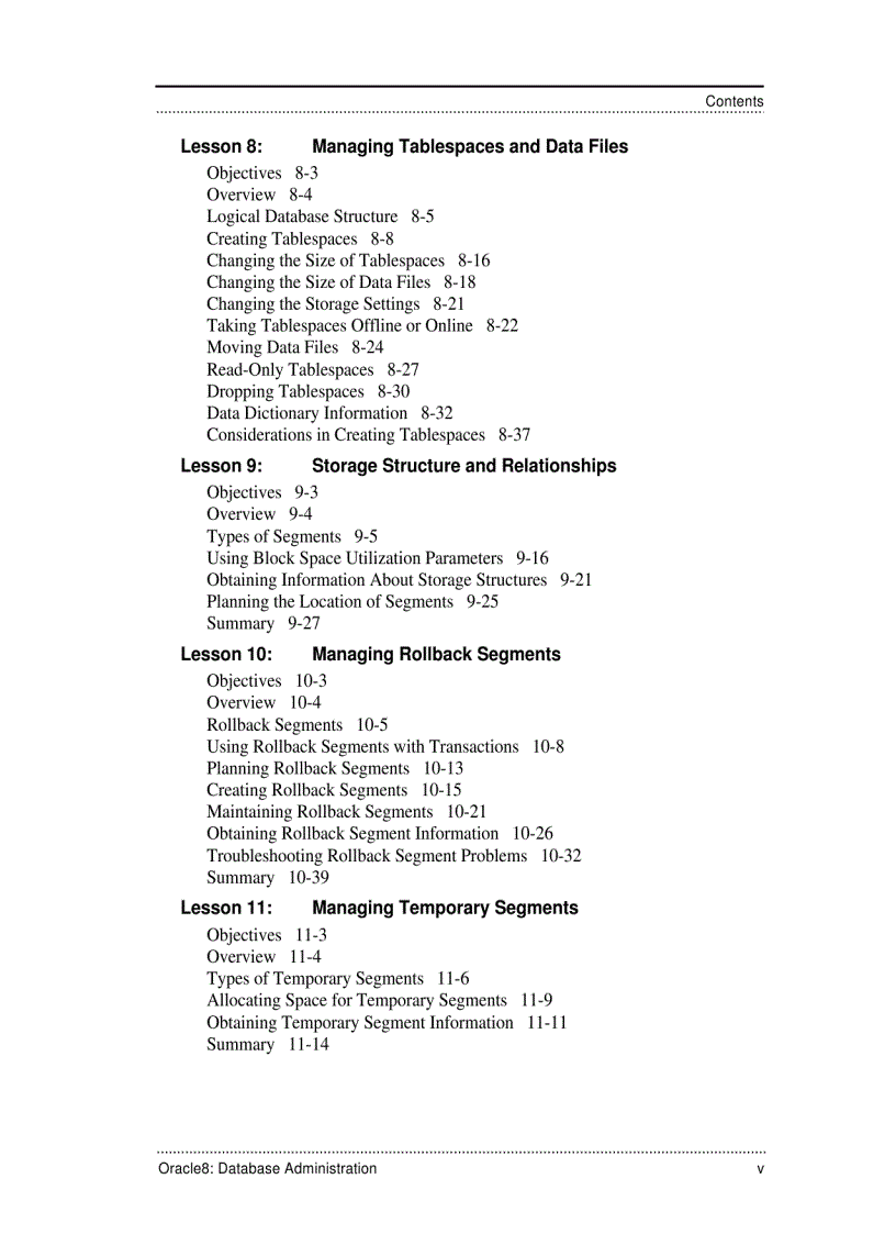 image for page Managing Indexes