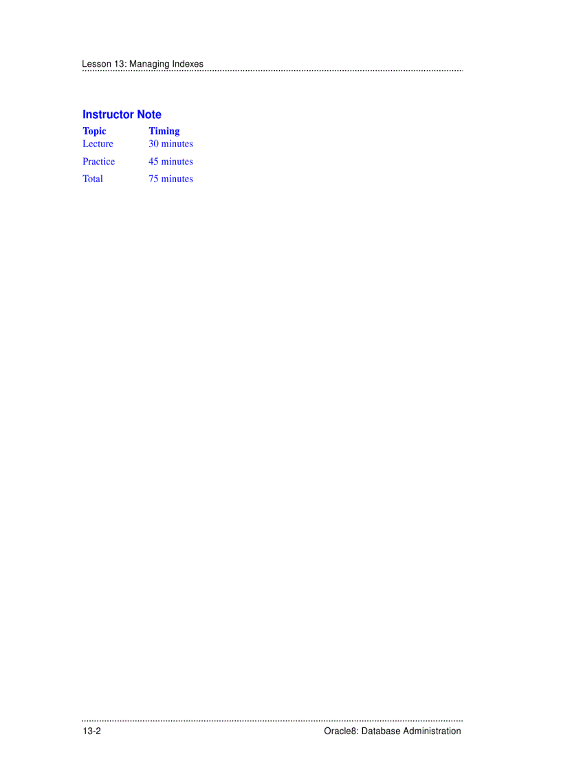 image for page Managing Indexes